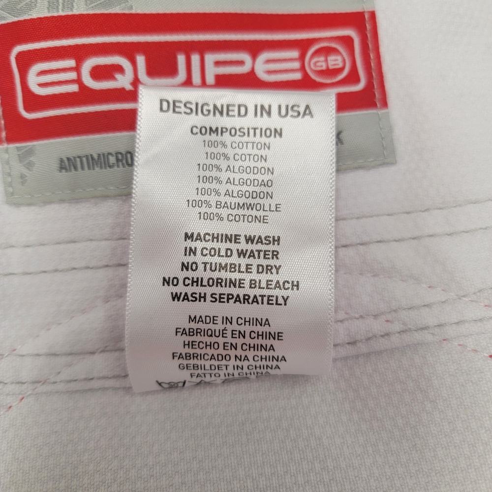 Gracie Barra Equipe GB1 BJJ Gi Top White Cotton Jiu Jitsu Kimono Jacket Size A1 - Picture 9 of 16